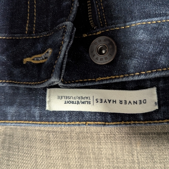 Men's Denver Hayes Dark wash/ dress jeans - Picture 2 of 5